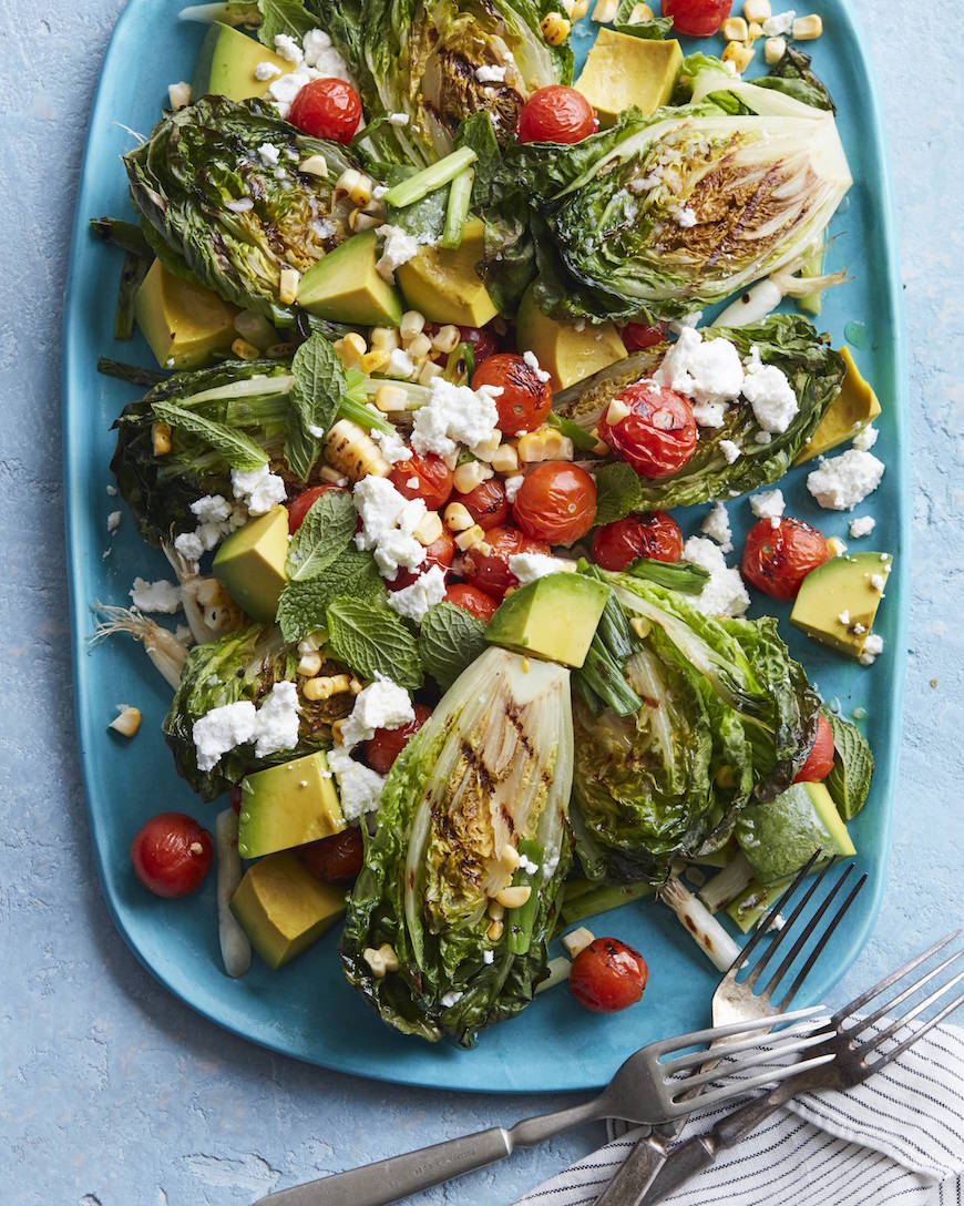Grilled Summer Cobb Salad from www.whatsgabycooking.com (@whatsgabycookin)