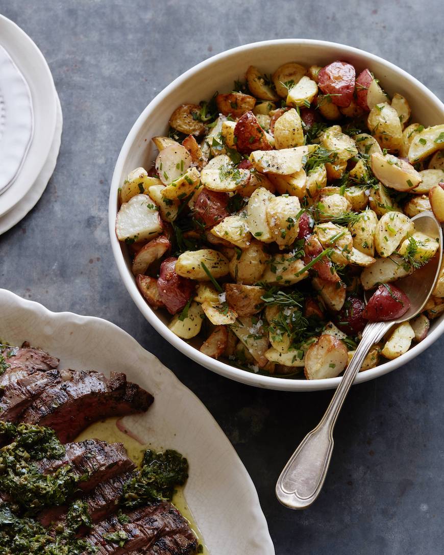 Herb Roasted Baby Potatoes from www.whatsgabycooking.com (@whatsgabycookin)