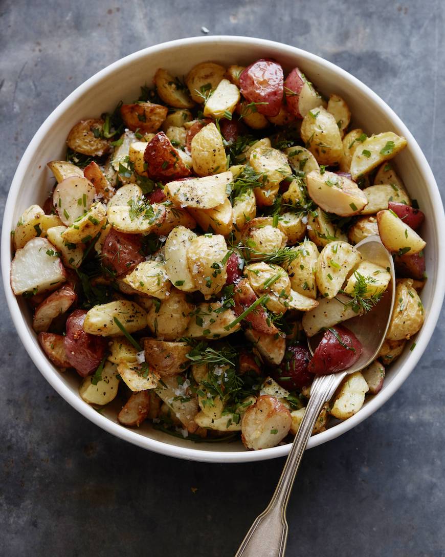 Herb Roasted Baby Potatoes from www.whatsgabycooking.com (@whatsgabycookin)