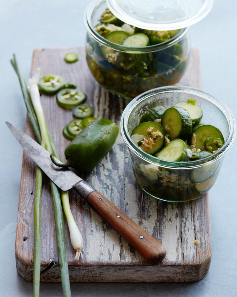 Homemade Spicy Pickles from www.whatsgabycooking.com (@whatsgabycookin)