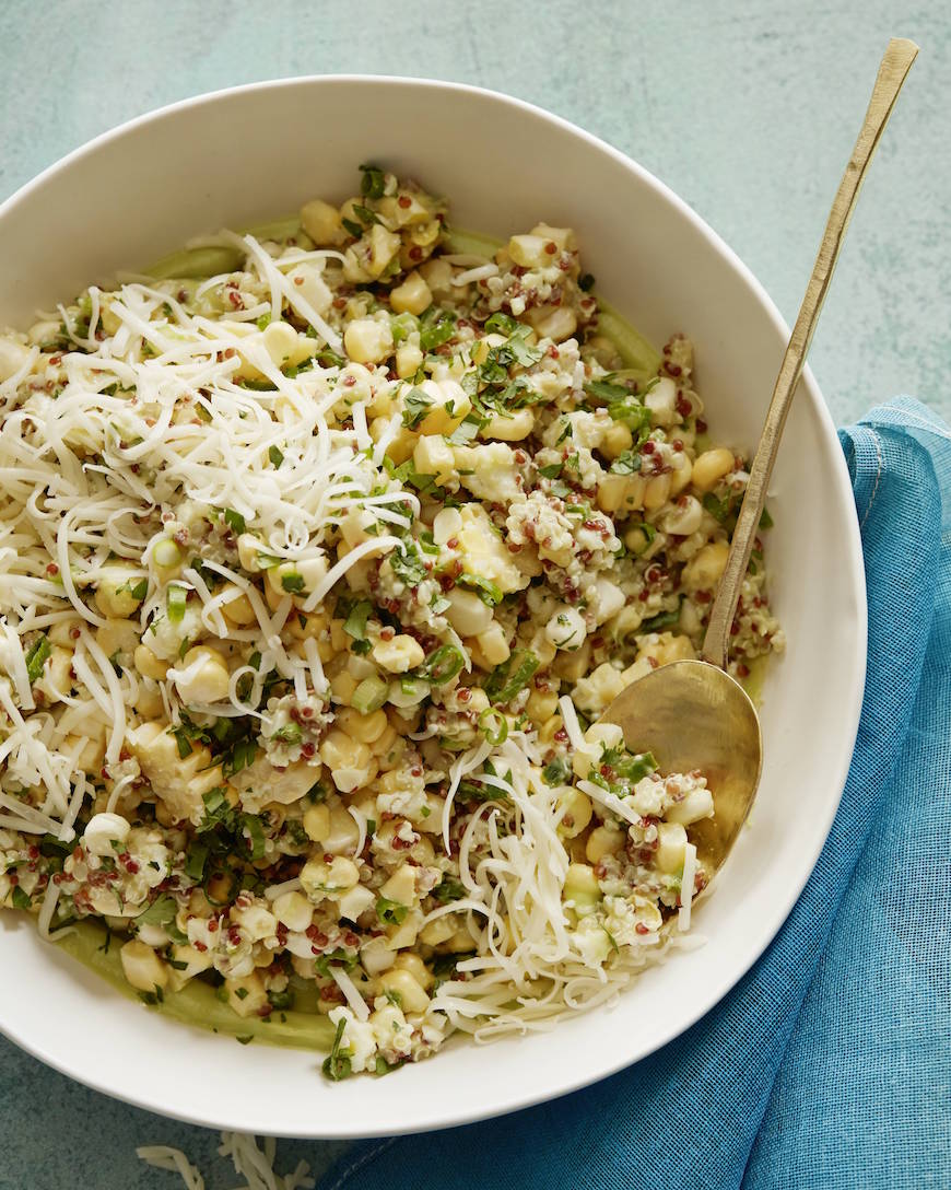Mexican Corn and Quinoa Salad from www.whatsgabycooking.com (@whatsgabycookin)