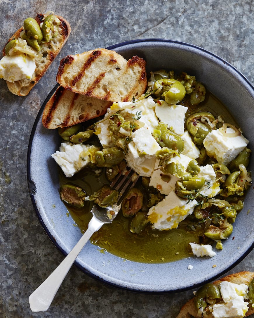 Marinated Olives and Feta from www.whatsgabycooking.com (@whatsgabycookin)