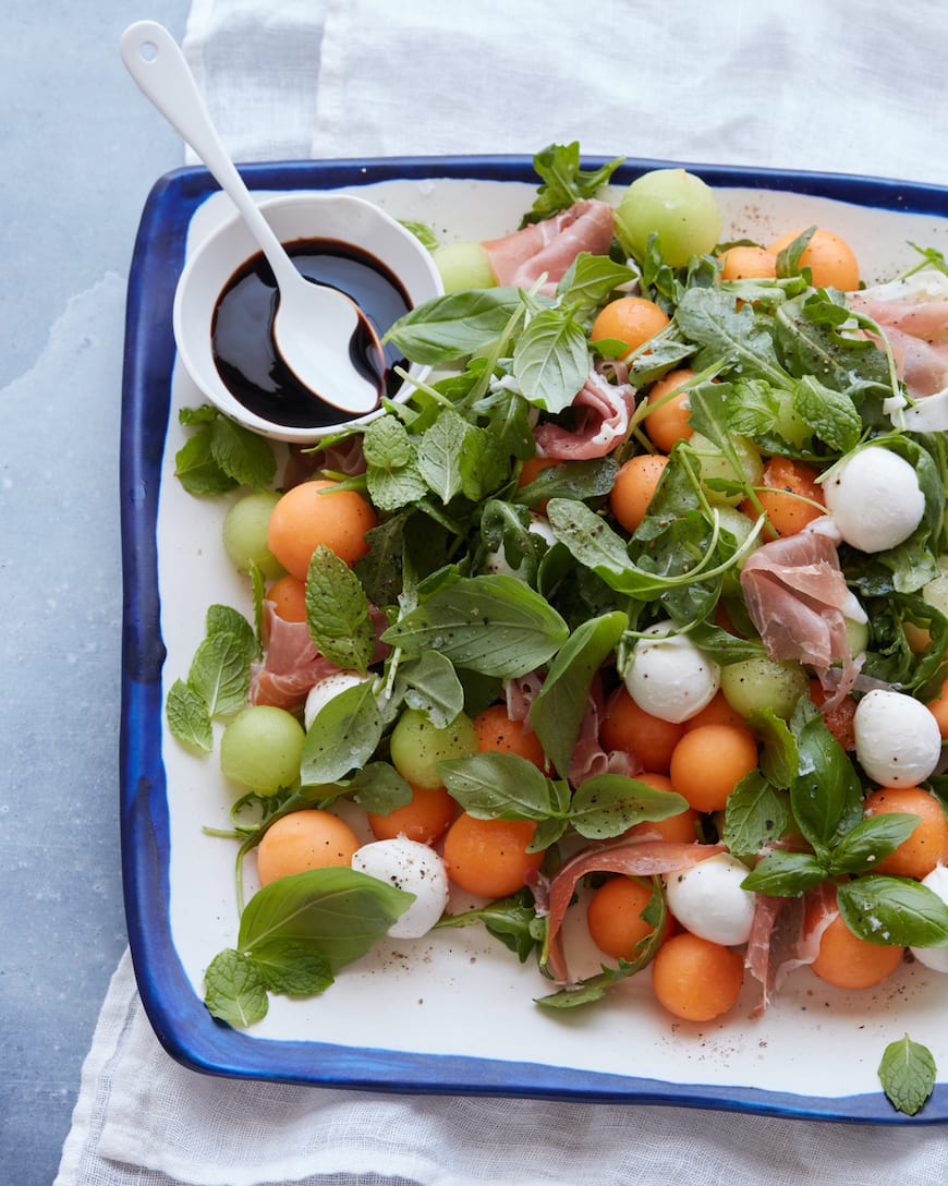 Prosciutto and Melon Salad from www.whatsgabycooking.com (@whatsgabycookin)