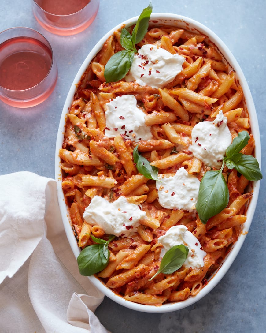 Penne with Five (or Six) Cheeses