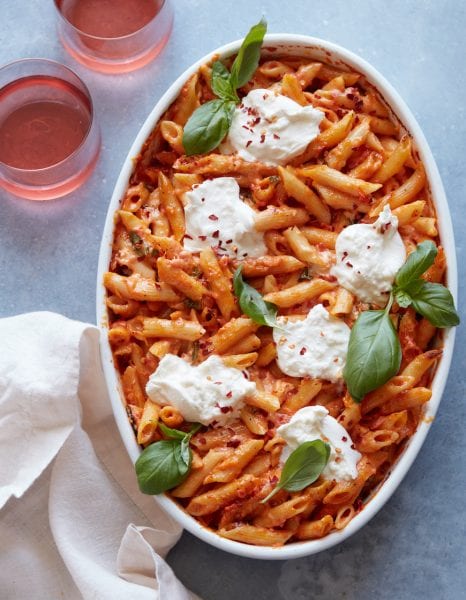 Penne With Five (or Six) Cheeses - What's Gaby Cooking