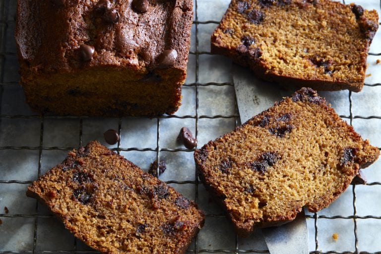 Chocolate Chip Pumpkin Bread - What's Gaby Cooking