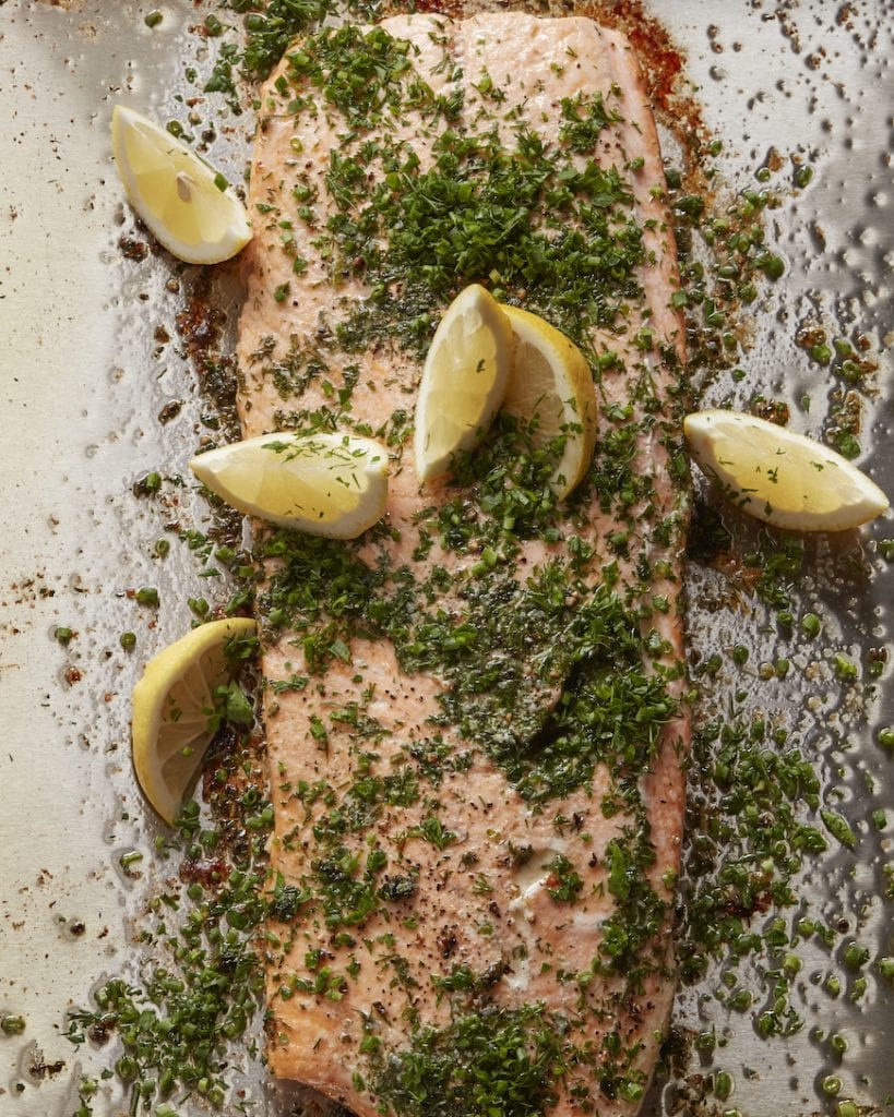 Whole Roasted Salmon // part of the 30 best salmon recipes from www.whatsgabycooking.com (@whatsgabycookin)