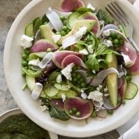 Spring Pea Salad from www.whatsgabycooking.com (@whatsgabycookin)