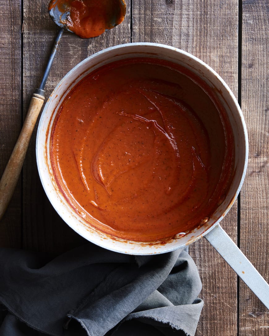 Roasted Tomato Basil Soup from www.whatsgabycooking.com (@whatsgabycookin)