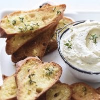 Whipped Goat Cheese from www.whatsgabycooking.com (@whatsgabycookin)