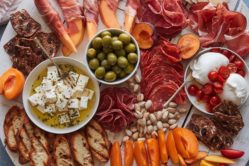 Summer Appetizer Board from www.whatsgabycooking.com (@whatsgabycookin)