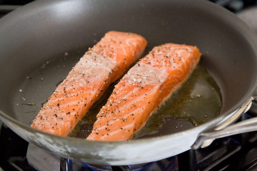Pan Seared Salmon - What's Gaby Cooking